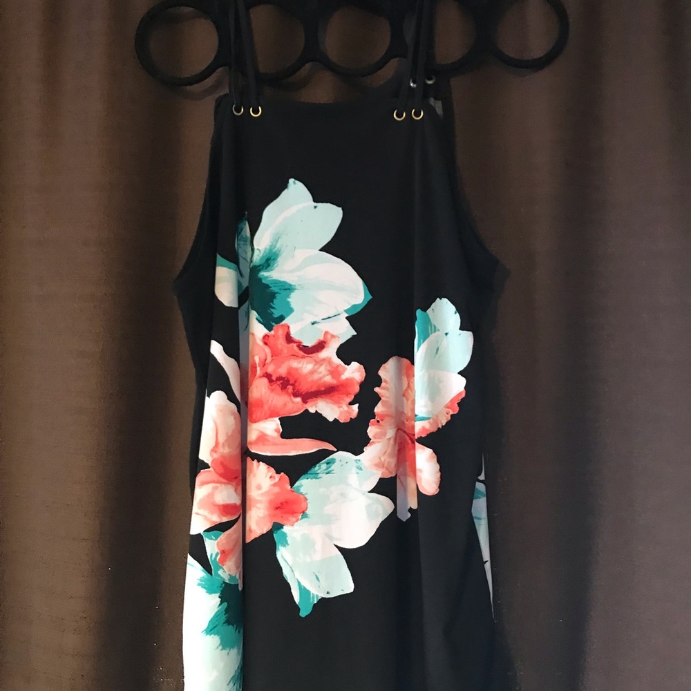 Fun floral tank top